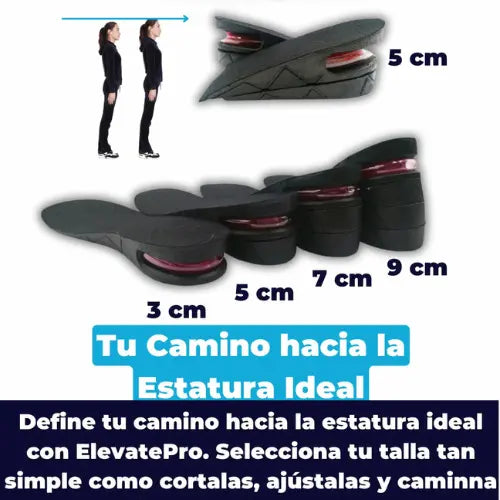 ¡LLEVA 2 PARES X 1! ElevatePRO® Hasta 7.5 cm más alto sin que nadie se de cuenta