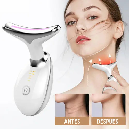 FACELUXE® Reduce la papada con técnología de luz led, solo 10 minutos al día