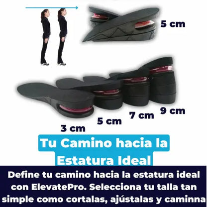 ¡LLEVA 2 PARES X 1! ElevatePRO® Hasta 7.5 cm más alto sin que nadie se de cuenta
