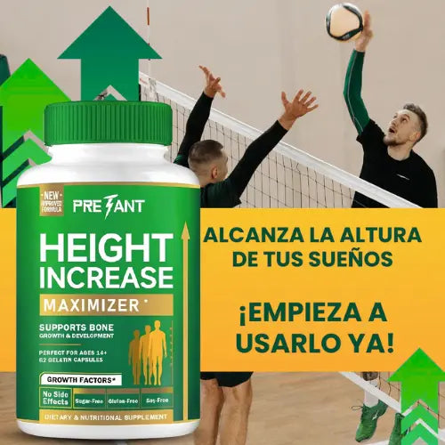 GROWMAX® Crece hasta 7cm en 3 meses, sin importar tu edad