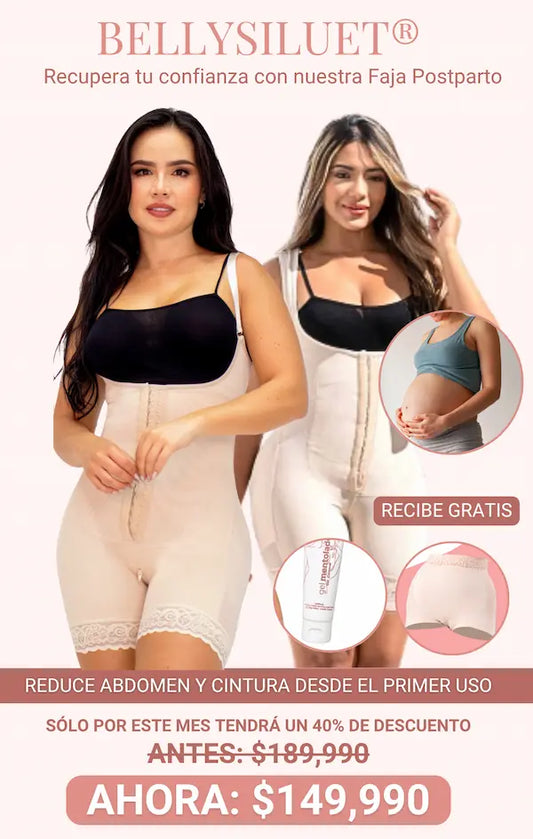 BELLY SILUET® Recupera tu confianza con nuestra Faja postparto + 2 REGALOS