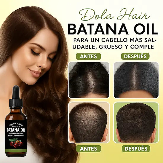 BATANA OIL® Recupera el volumen y largo de tu cabello en solo 2 semanas